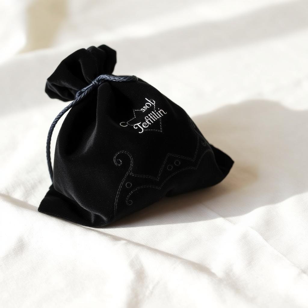 Sac à tefiline en velours